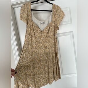 Abercrombie & Fitch Yellow Floral Dress